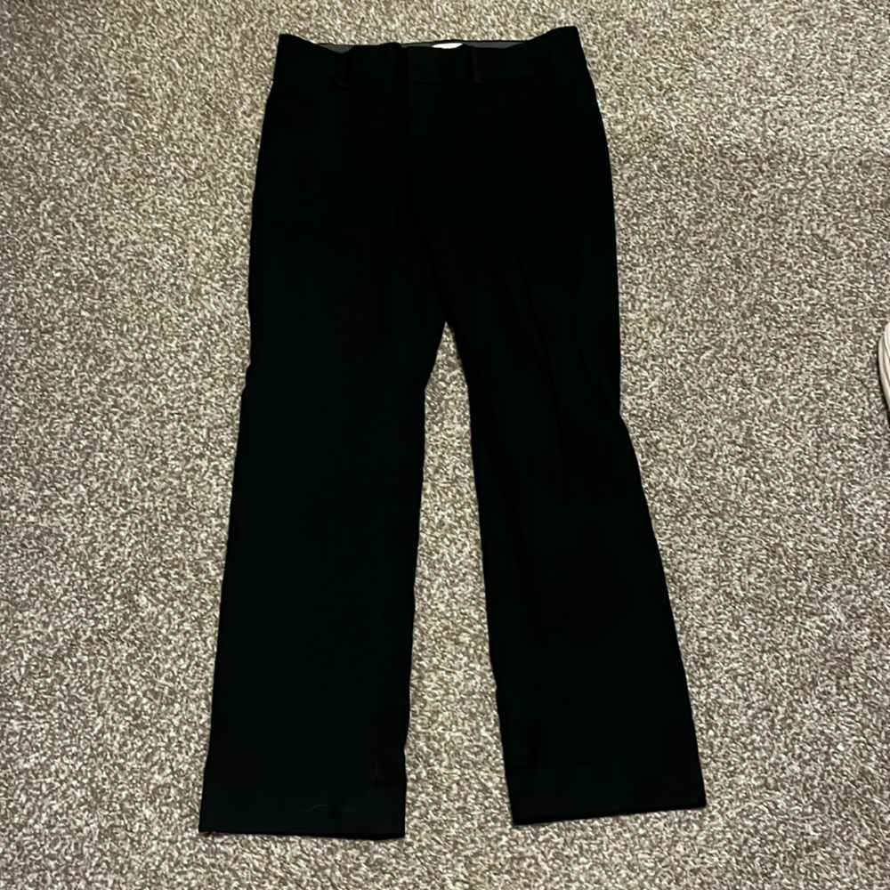 Banana republic black pant stretch 12